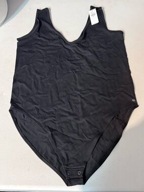 Seamless V-Neck Tank Bodysuit for Women